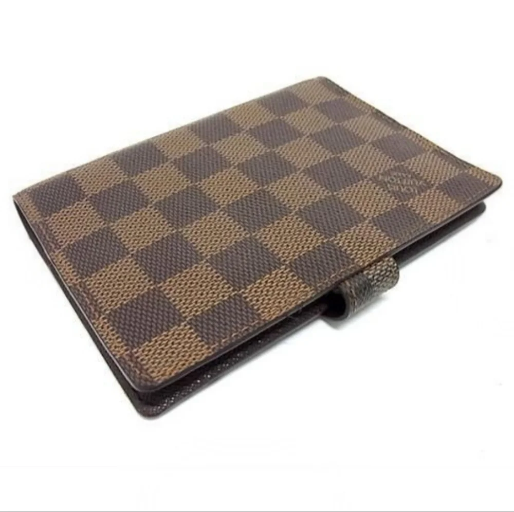 Louis Vuitton Damier Ebene Ring Agenda Cover